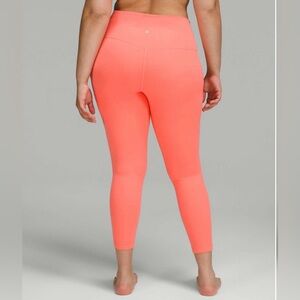 Lululemon Align High Rise Pant 25 inch- Raspberry Cream 
size- 12